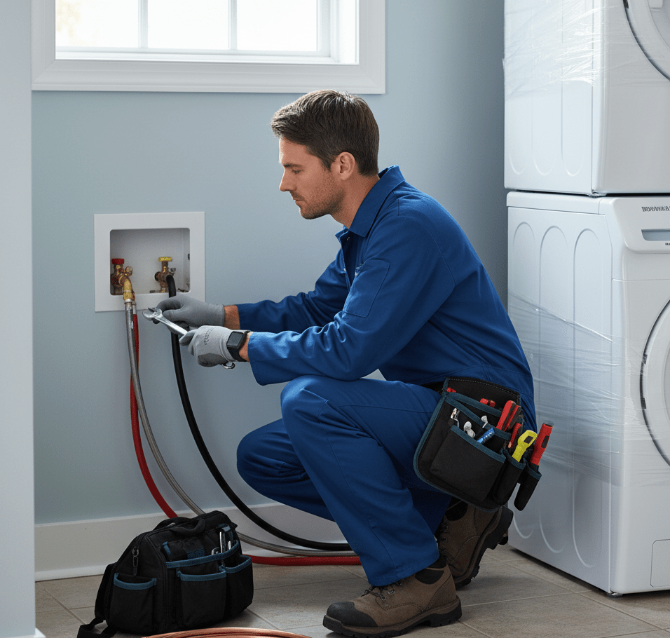 Chapman Tech Installing Washer Hook-Ups