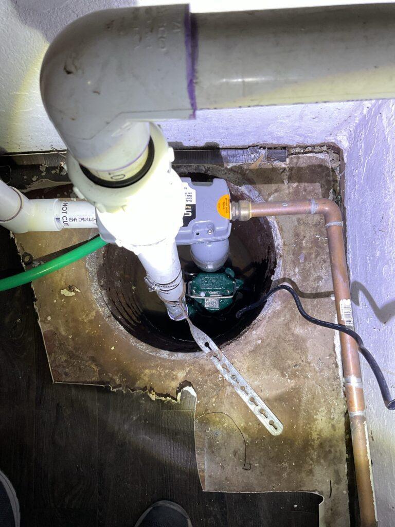 Sump Pump Pit